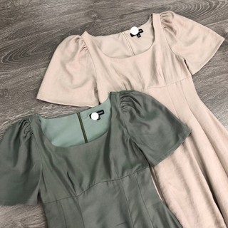 Đầm MX cổ tròn tay nhún KAMI