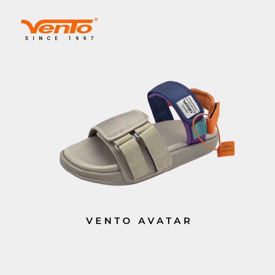 Giày Sandal Nữ VENTO AVATAR Màu Be Cam/Đen Xanh SD10112W