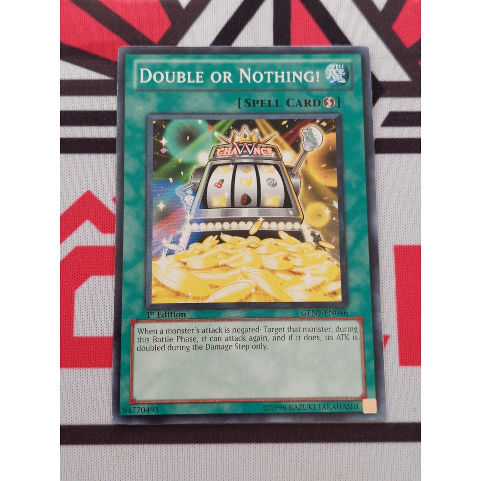 Thẻ Bài Mint90 Yugioh Spell Double or Nothing!