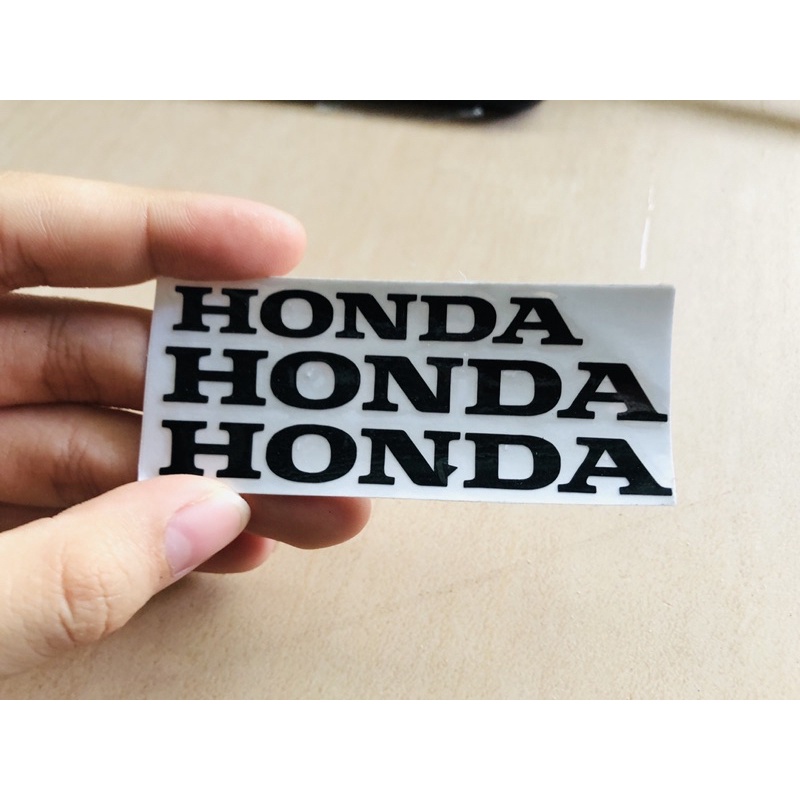 Bộ Chữ Honda Bửng Vision Đen Decal