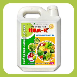 Phân bón hữu cơ hum-k - hiệu đầu bò, làm từ phân cá & bổ sung trung vi lượng - ra rễ, đẻ nhánh, lớn trái cho cây
