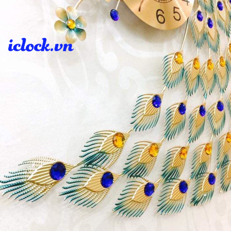 Đồng Hồ Treo Tường Con Công HL06