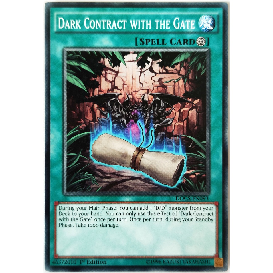[Thẻ Yugioh] Dark Contract with the Gate |EN| Common