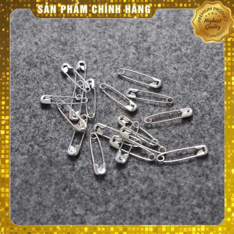 , kho phụ liệu quần áo Sỉ 100 cái kim tây/ kim băng mạ vàng loại nhỏ (2cm)
