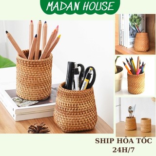 Cốc đựng đồ văn phòng phẩm, đựng bút, mỹ phẩm, đồ dùng gia đình - madan