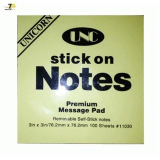 Giấy note 3*3 UNC (giấy ghi chú 3 x 3 inches)