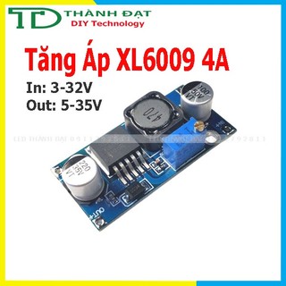 Mạch tăng áp dc-dc 4a xl6009 điện áp in 3v-32v out 5v-35v