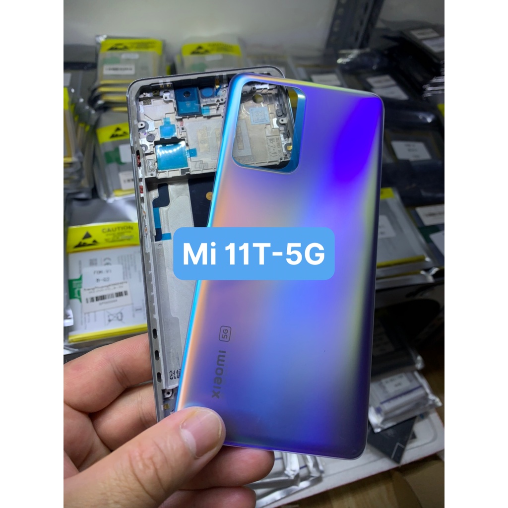Bộ vỏ, khung xương, kính lưng zin xiaomi Mi 11T - 5G