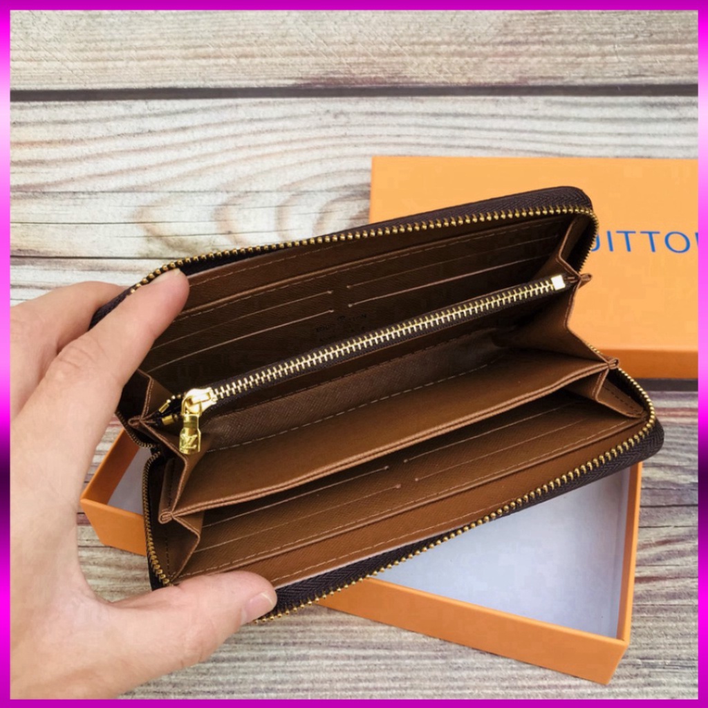 Ví cầm tay nam cao cấp giá rẻ - Ví dài khóa kéo nhiều ngăn tiện dụng V10