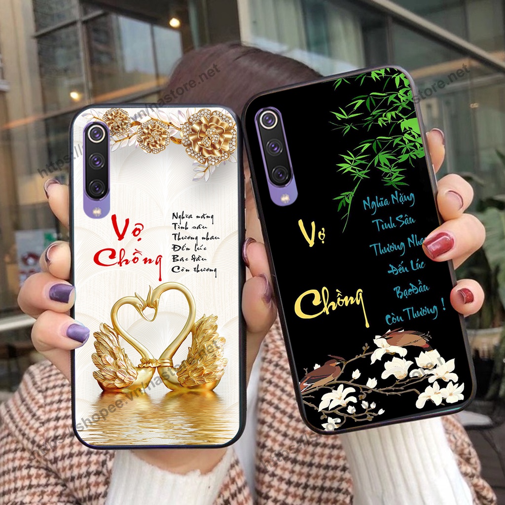 Ốp lưng Xiaomi Mi 9 / MI 9 SE thư pháp TÀI LỘC, TÂM AN, CHA MẸ ĐẸP Ý NGHĨA GIÁ RẺ