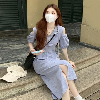 Đầm Ngắn Trễ Vai Tay Phồng Phong Cách Pháp Thời Trang Mùa Hè 2023 Mới Cho Nữ