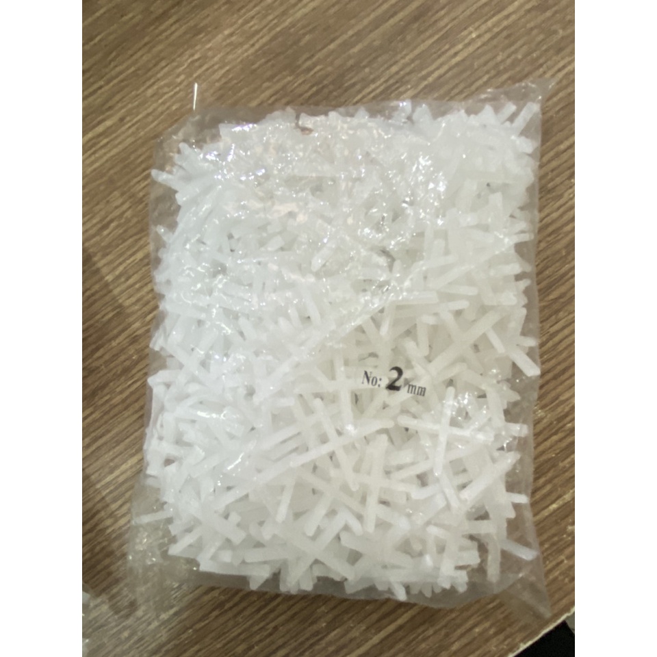 100g Ke chữ thập - Ke dấu cộng - Ke nhựa chữ thập dùng trong ốp lát - Nhựa chất lượng cao 100g/bịch