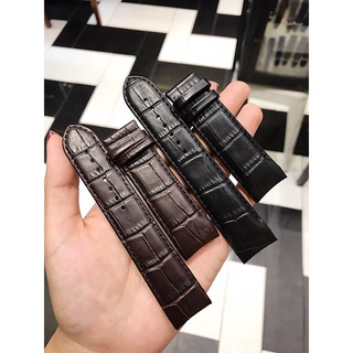 Dây đồng hồ da Tissot ĐẦU ÔM KHÔNG KHÓA mặt trong có logo size 20/22/23/24mm
