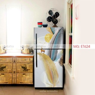 [Nhiều mẫu] Decal dán tủ lạnh, miếng dán tủ lạnh mẫu cute - CB11