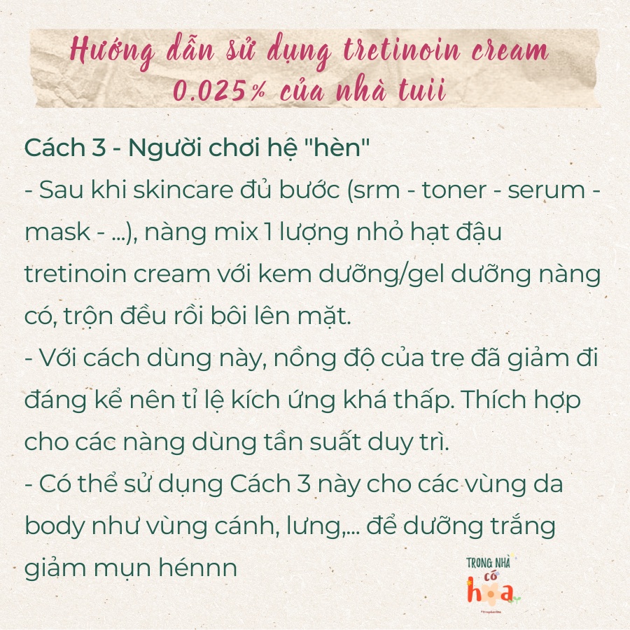 Combo dưỡng sáng da, mờ thâm, giảm mụn hiệu quả, chống lão hóa, mờ nhăn Azelaic Acid gel + Tretinoin Cream Tím 0.025%