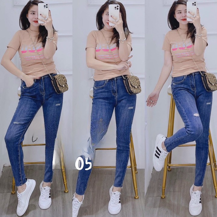 Áo thun nữ thái form vừa người chất siêu mát lạnh