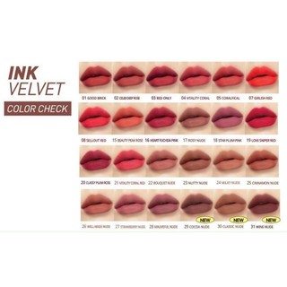[Thanh Lý] Son Kem Lì Peripera Ink Velvet
