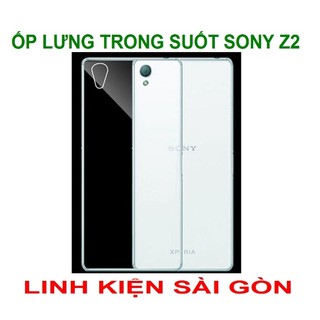 Ốp lưng trong suốt sony z2