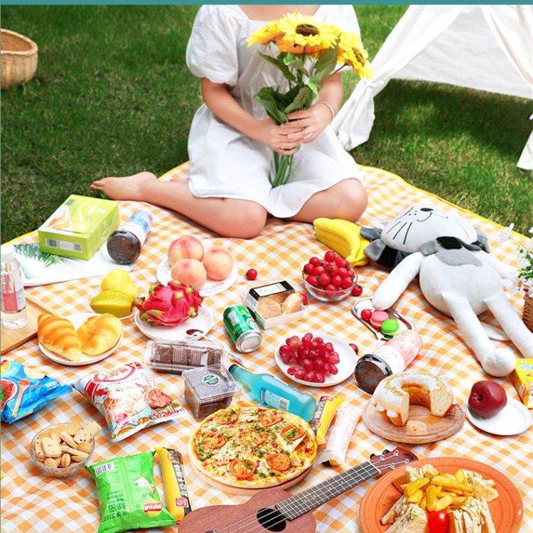 Thảm picnic dã ngoại LANITA vải oxford không thấm nước gấp gọn | BigBuy360 - bigbuy360.vn