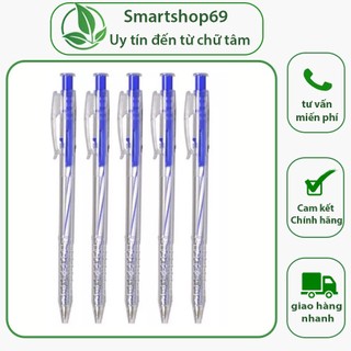 Bút bi mực xanh ánh sáng ms33 nét 0.7