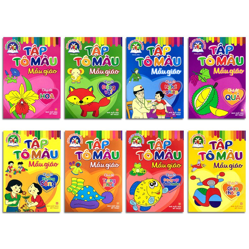 Sách ComBo: Tập Tô Màu Mẫu Giáo