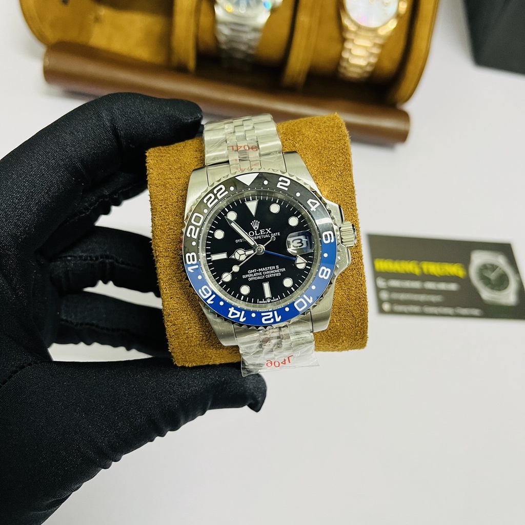 Đồng Hồ Nam R0LEX Pepsi và Batman Máy Cơ Automatic cao cấp