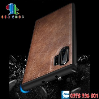Ốp lưng samsung note 10, note 10 5g, note 10 plus sang trọng - chính hãng xlevel - chất liệu da thật, đẳng cấp