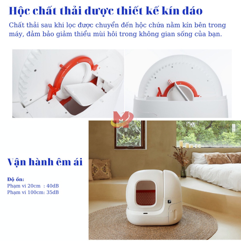 New 2024 - Máy Vệ Sinh Tự Động Cho Mèo PETKIT PURA MAX - Max Clean