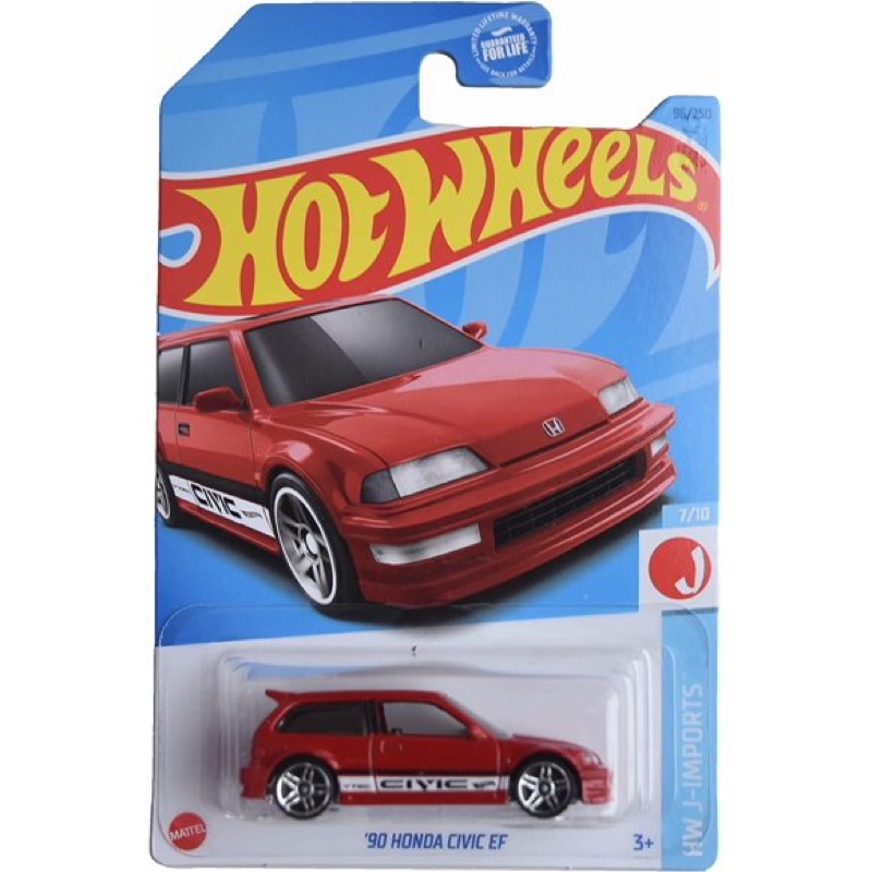 Xe mô hình Hot Wheels 90’ Honda Civic EF