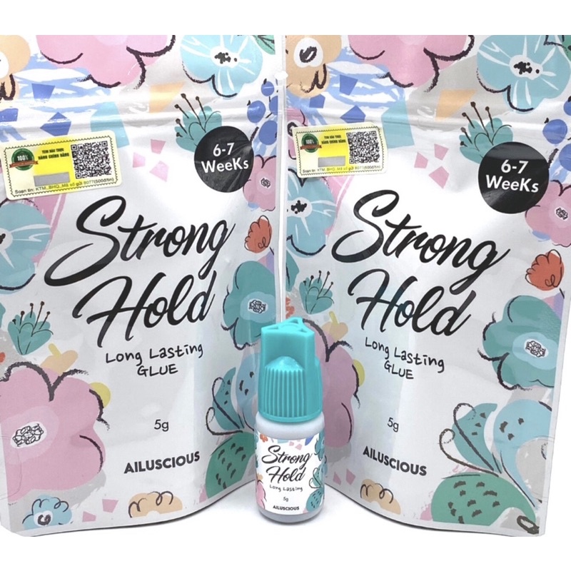 keo nối mi strong hold , keo nối mi nhanh khô 1S , keo nối mi bền Hàn quốc
