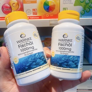 VIÊN DẦU CÁ FISCHOL OMEGA3 1000MG - WARNKE