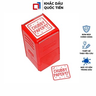 Con Dấu Vuông Logo, Thiết Kế Logo Con Dấu Theo Yêu Cầu Vuông 3.8cm V3815