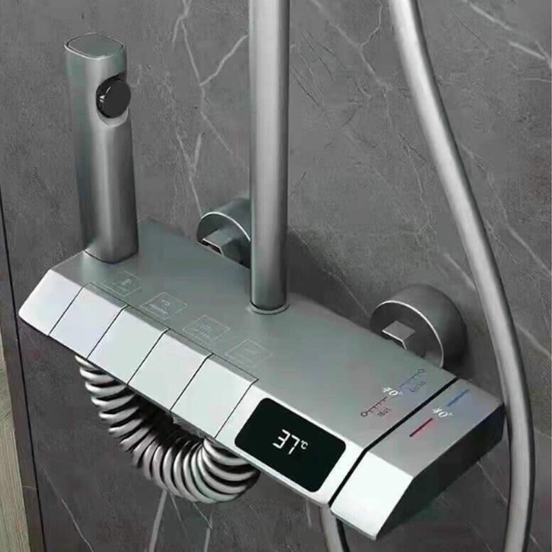 Sen tắm bàn phím Piano, sen tắm nóng lạnh có bảng hiển thị nhiệt độ. Mẫu sen mới nhất và hiện đại nhất