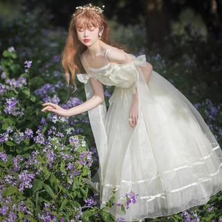 [Vui lòng nhắn tin shop trước khi đặt đơn] ĐẦM 2 DÂY LOLITA  4941