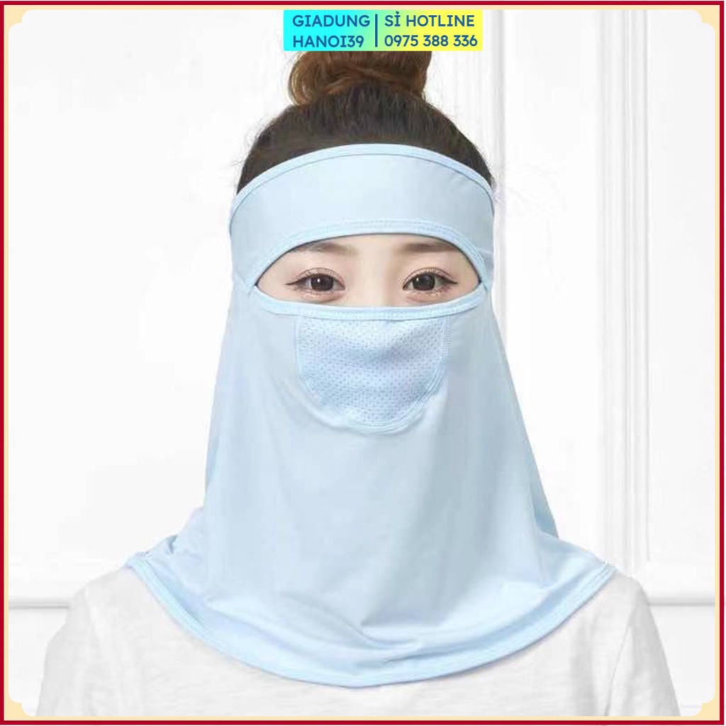 (CAO CẤP) Khẩu Trang NINJA che kín mặt, cổ. Khẩu trang vải lụa lạnh thoáng khí chống nắng ,chống bụi bảo vệ cổ mới 2022