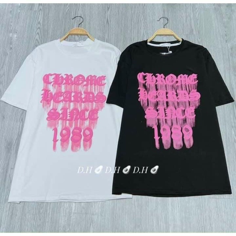 [ Rẻ vô địch ] Áo thun cotton khô 3158 form rộng - chữ nổi 1989