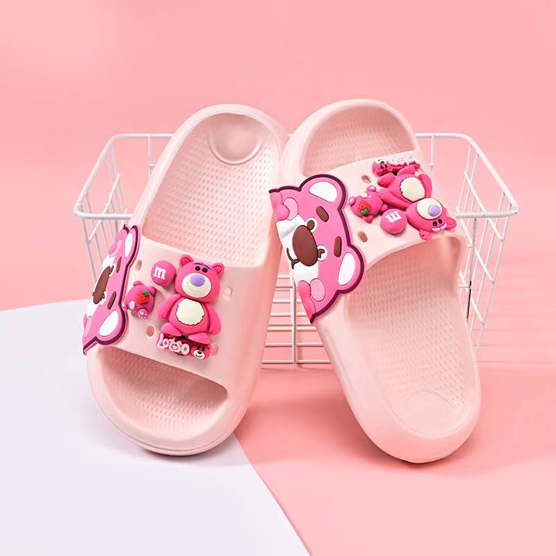 Dép gấu dâu dép dễ thương