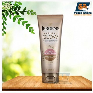 Kem Dưỡng Ẩm Cho Da Nâu Jergens Natural Glow 221ml