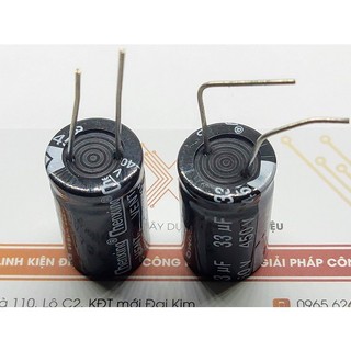 Tụ hóa 33uf 450v 16x25mm