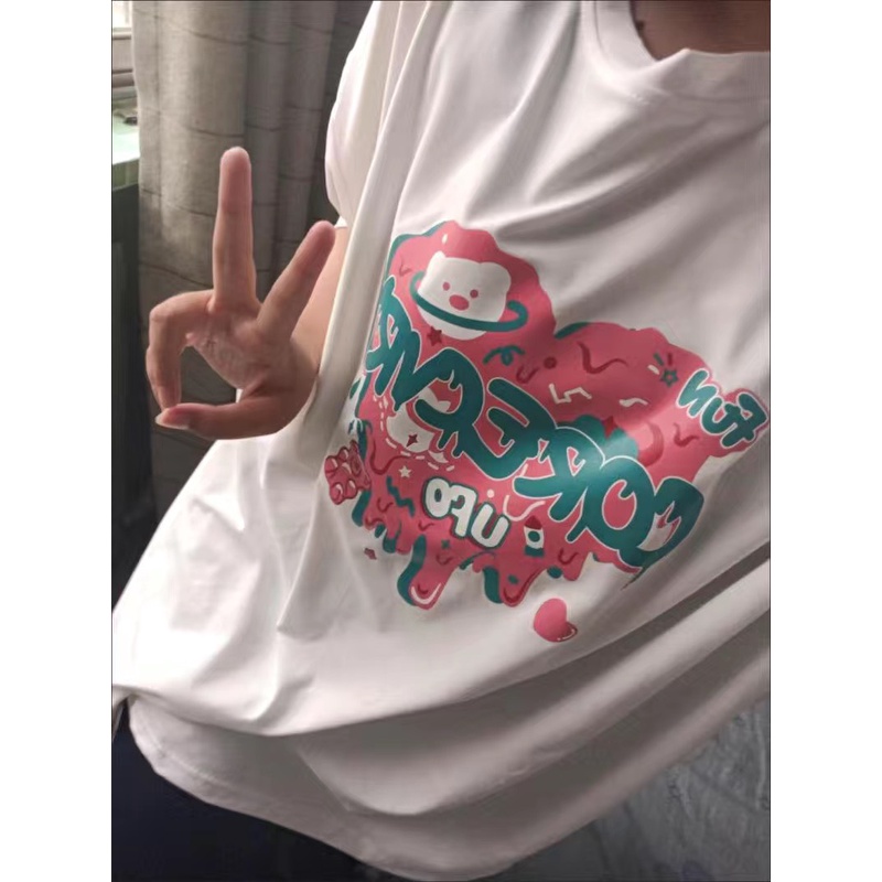 Áo thun ngắn tay TRÁI TIM CORE dễ thương Super Bigsize đến 150kg