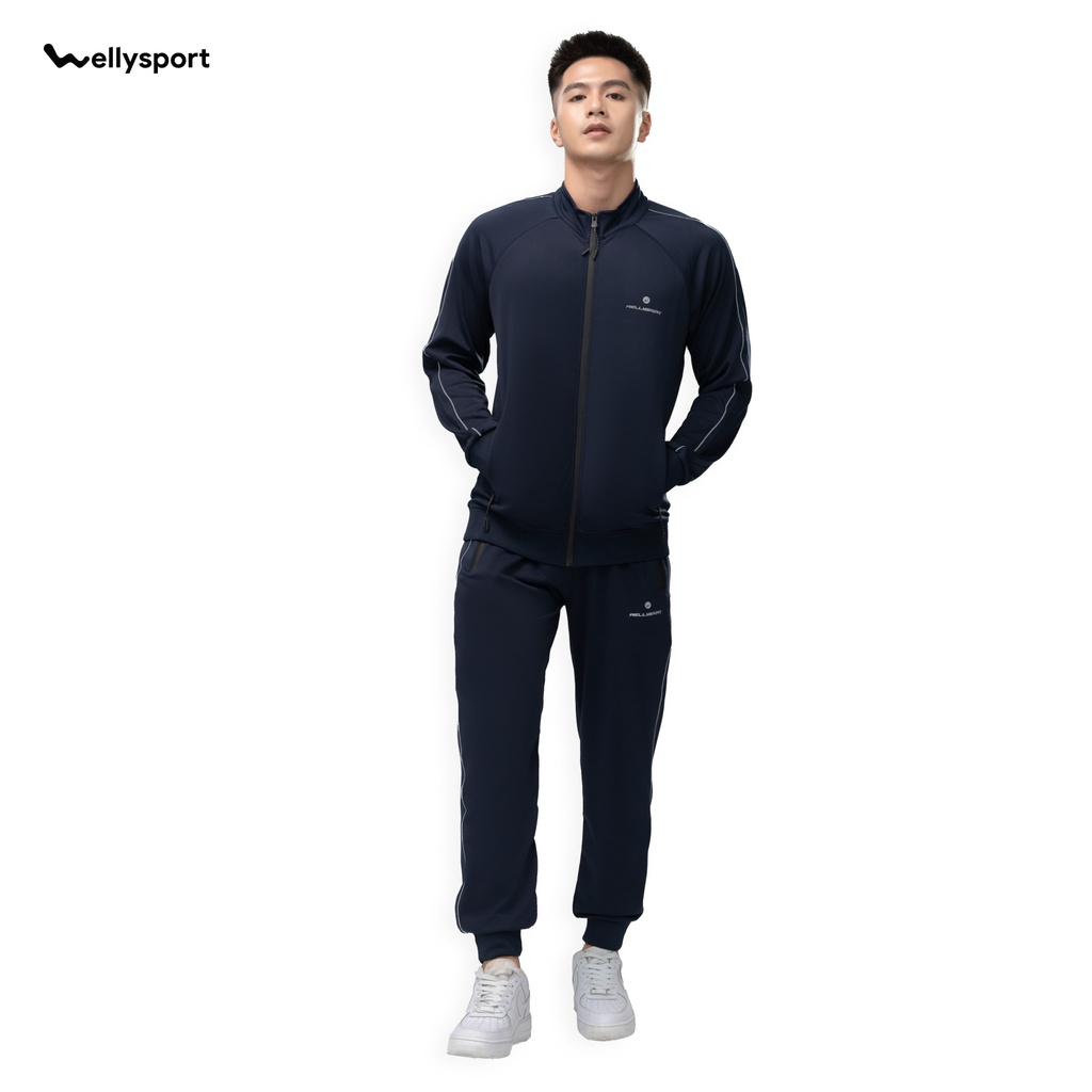 Bộ Quần Áo Nam Thể Thao, Welly Sport, Màu Xanh Đen Denim, Mã BDN02