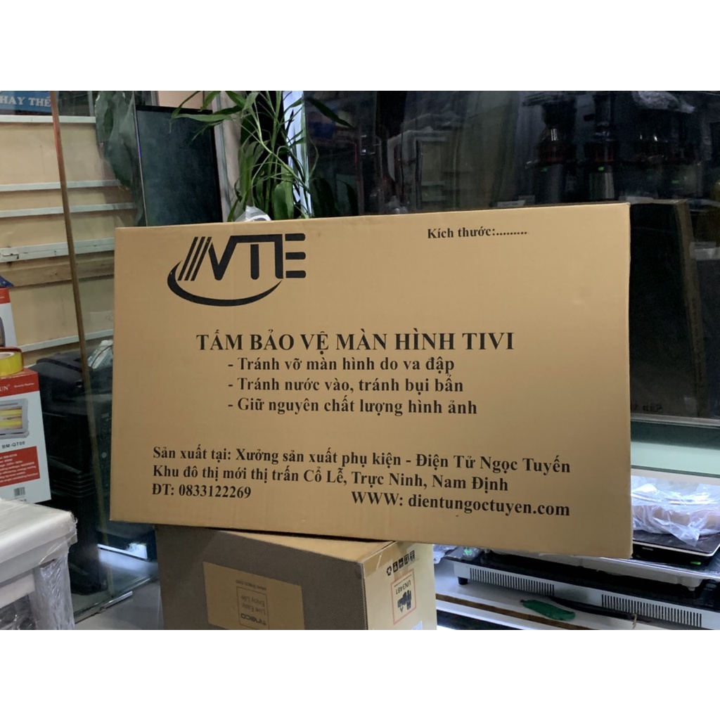 Tấm bảo vệ màn hình tivi 43 inch, chống vỡ do va đập, tránh bụi bẩn, tránh nước vào