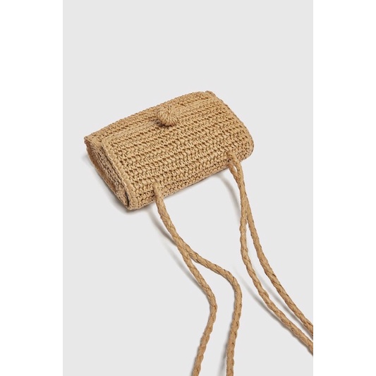 Túi cói Pullbear vợt sale