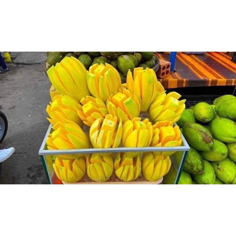 Xoài keo/xoài đài loan 1kg + tặng kèm muối chấm + Ship hoả tốc Hà Nội