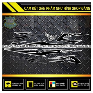 TEM RỜI AIRBLADE MẪU ĐỜI 2013 TRẮNG ĐEN