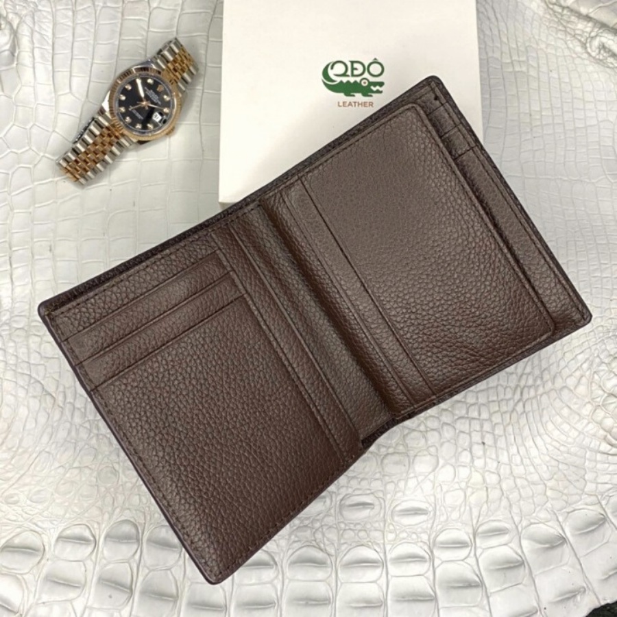 Ví Nam Dạng Đứng Da Cá Sấu Một Mặt 2DO LEATHER Da V20 Kích Thước  Quà Tặng Cho Người Thân, Sang Trọng, Chính