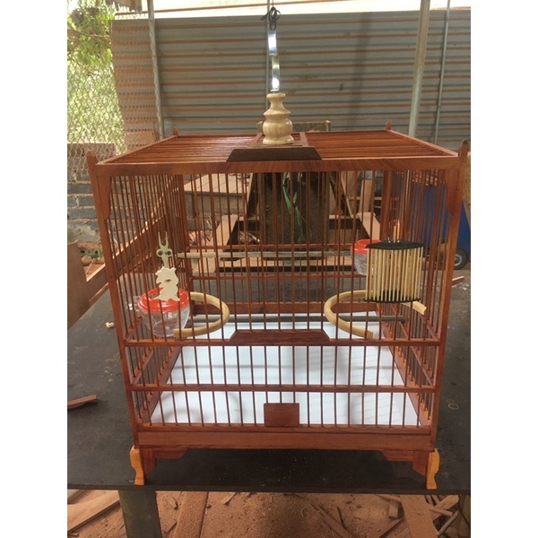 Khung lồng chim chào mào, khung lồng tự ráp, gỗ Quê thái đấu, thái cao, vuông đấu, vuông cao tự táp rễ dàng