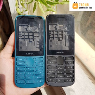 Nguyên bộ vỏ sườn phím Nokia 215 4G thay thế vỏ cũ - 7Four