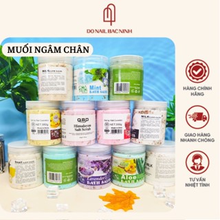 Muối ngâm chân spa chính hãng , dùng massage chà gót chân, loại bỏ tế bào chết giúp da mềm mịn - hũ 330g