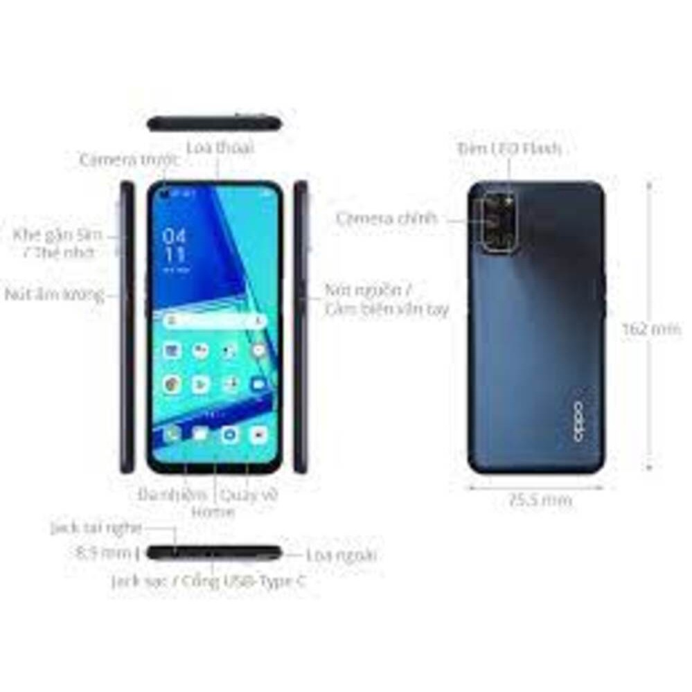 điện thoại Oppo A52 2022 ram 8G/256G 2sim máy Chính Hãng, cấu hình khủng, Chiến Game nặng mượt -ON 01